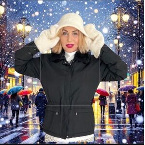 Flash Sale❄️❄️Women's Vintage Black Ski Jacket